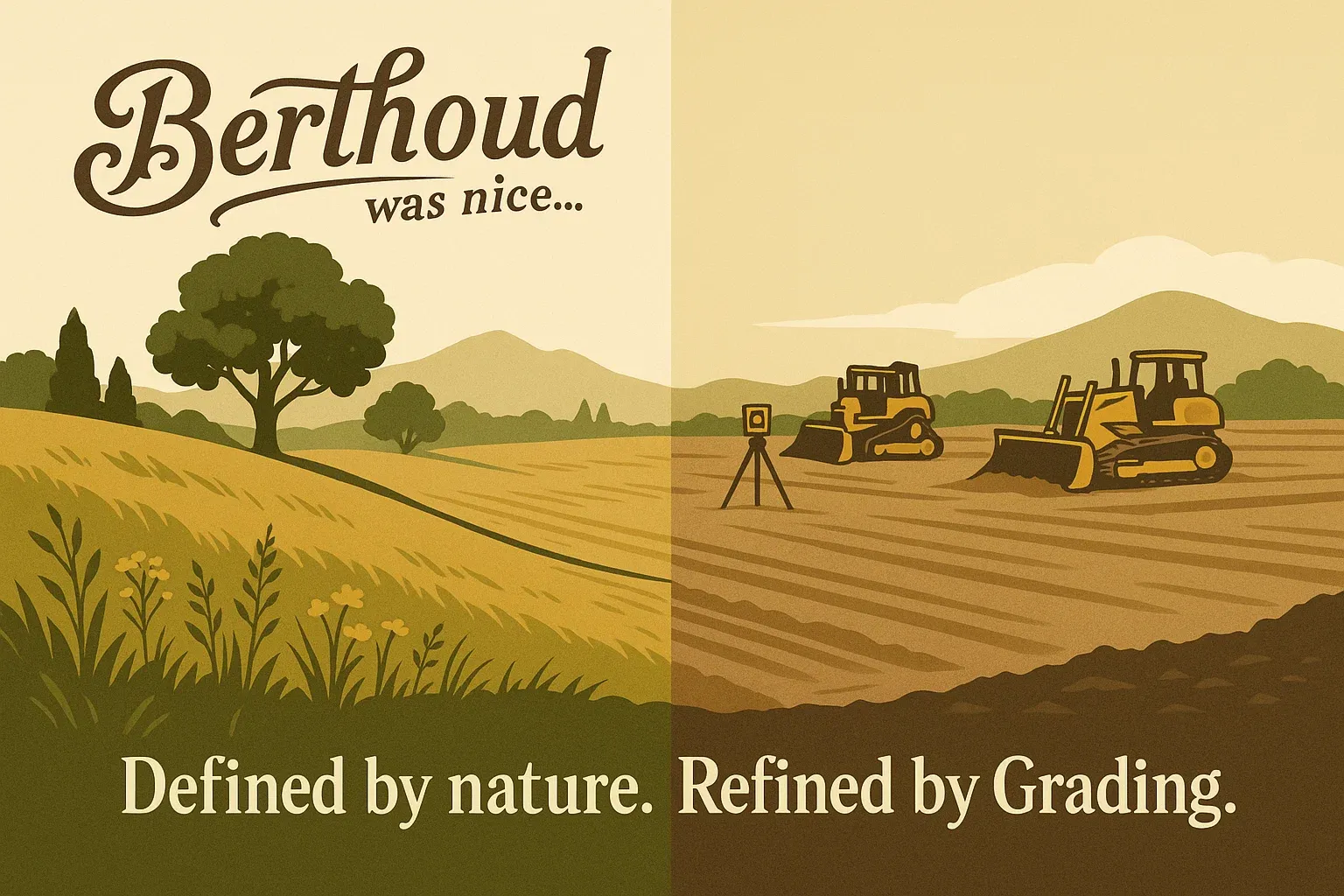 Designed by nature, Refined by Grading